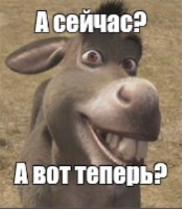 уже приехали (осел)